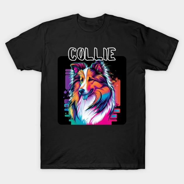 Graffiti Style - Cool Collie 3 T-Shirt by PD-Store